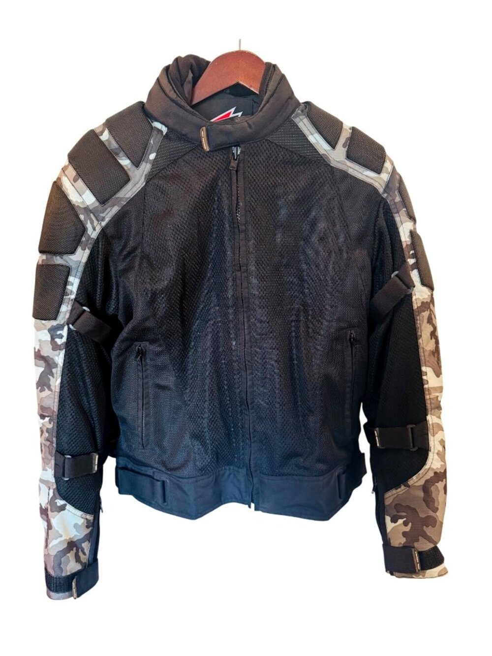 Hein Gericke Motorcycle Jacket Turtle Protector Armor Removable Lining Camo M